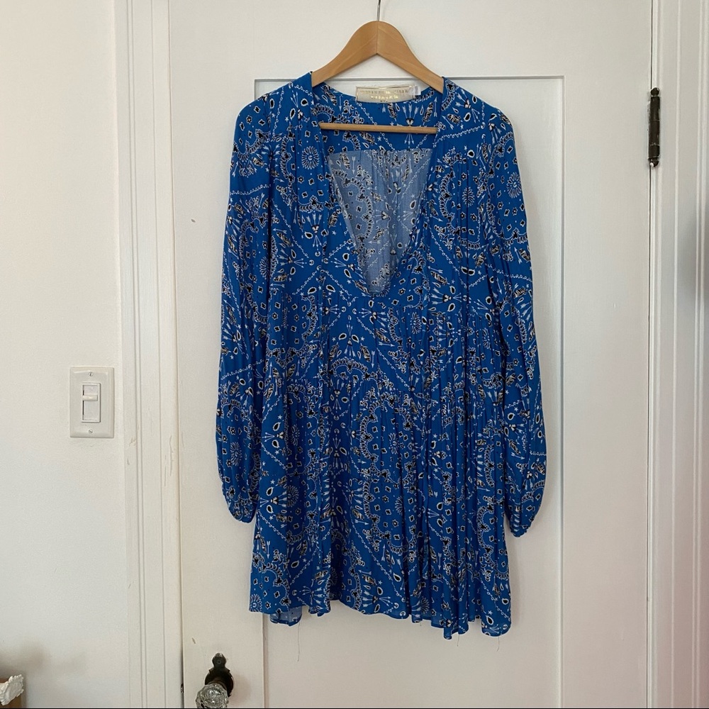Jens Pirate Booty Mini Dress in Bandana print